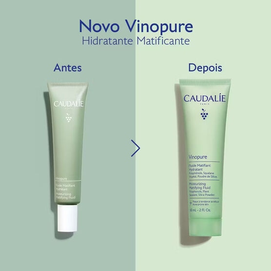 Fluido Matificante Hidratante Caudalie Vinopure